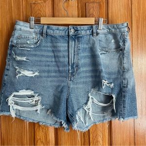 American Eagle Distressed Mom Short